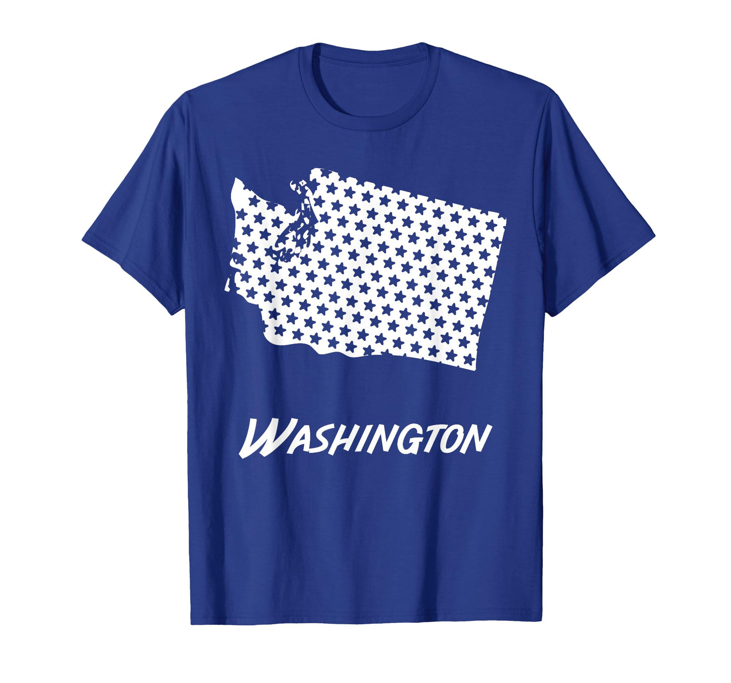 Washington USA State Outline Stars Vintage Retro Design T-Shirt