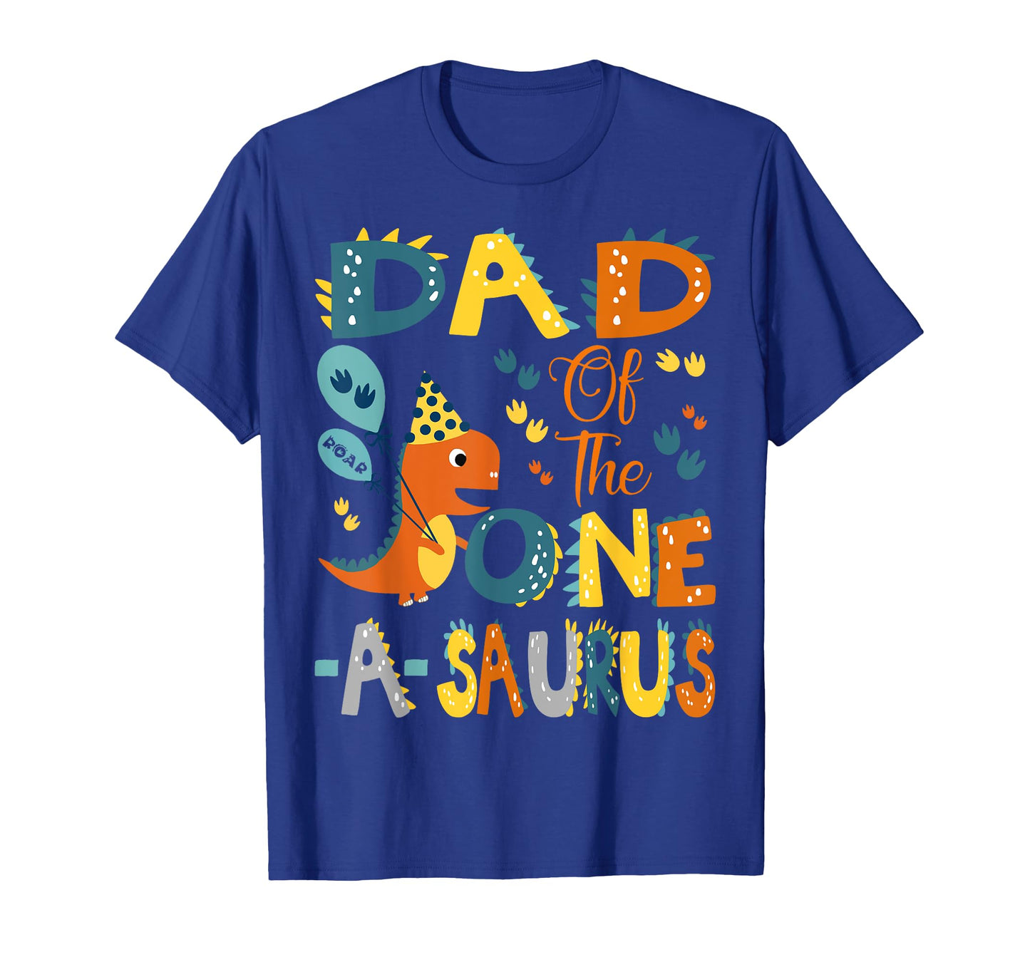Dad Of The One-A-Saurus 1St Birthday Dinosaur Party T-Shirt