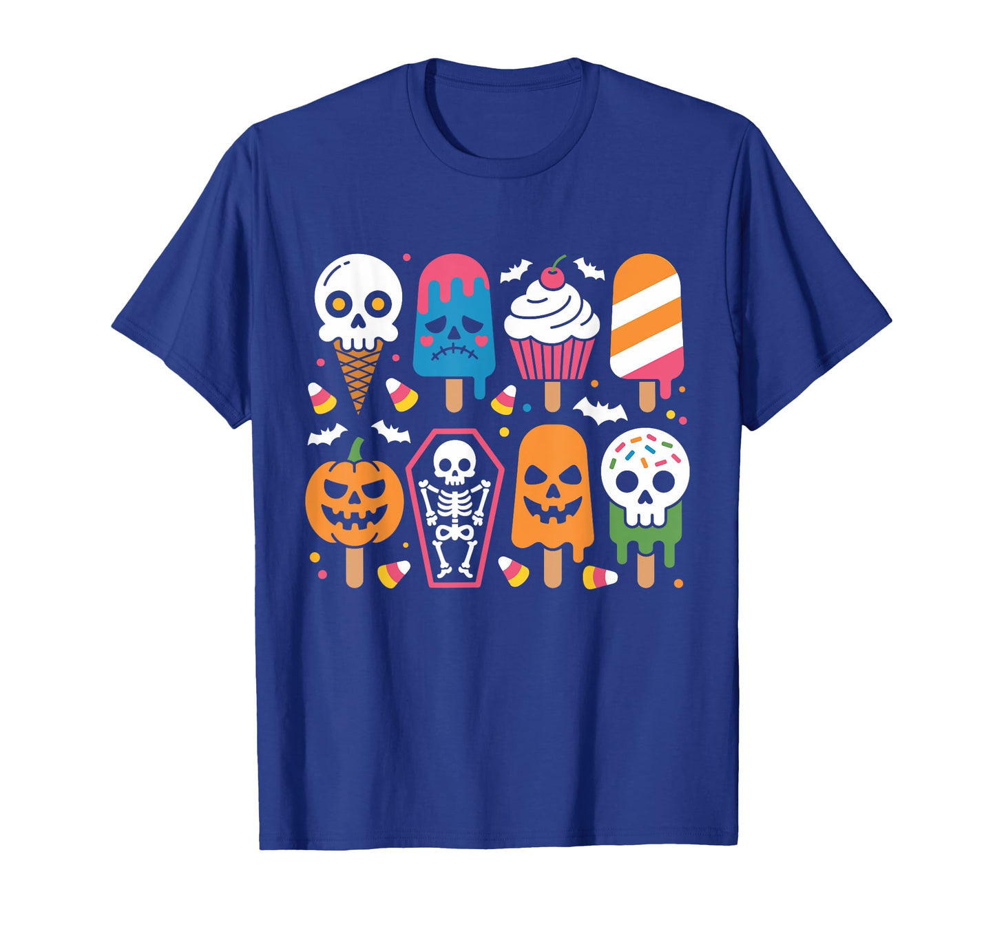 Halloween Summer Popsicle Halloween Ice Cream Summerween T-Shirt