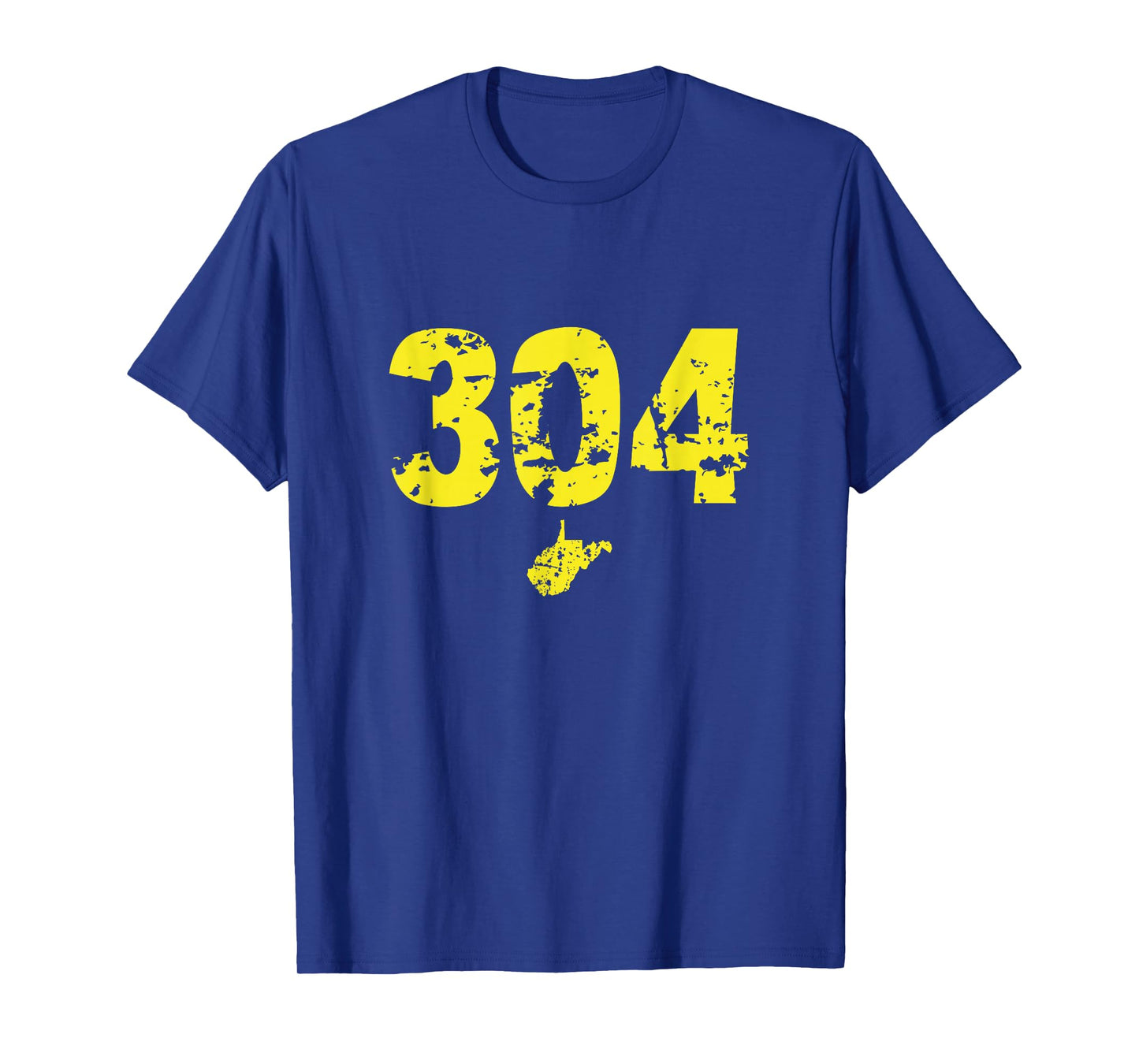 304 West Virginia Blue and Gold T-Shirt T-Shirt