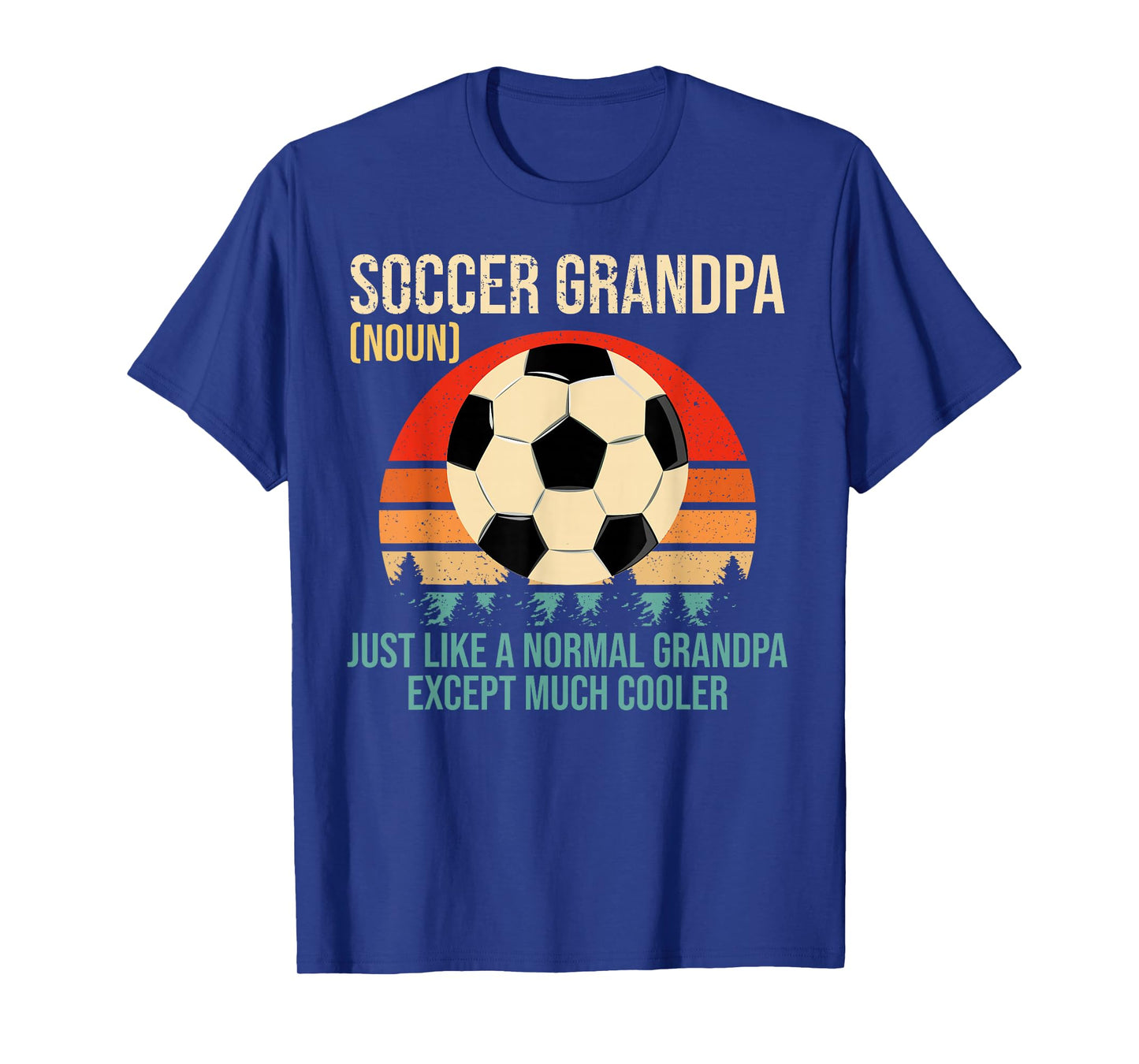Retro Soccer Grandpa Definition Shirt Soccer Player Grandpa T-Shirt