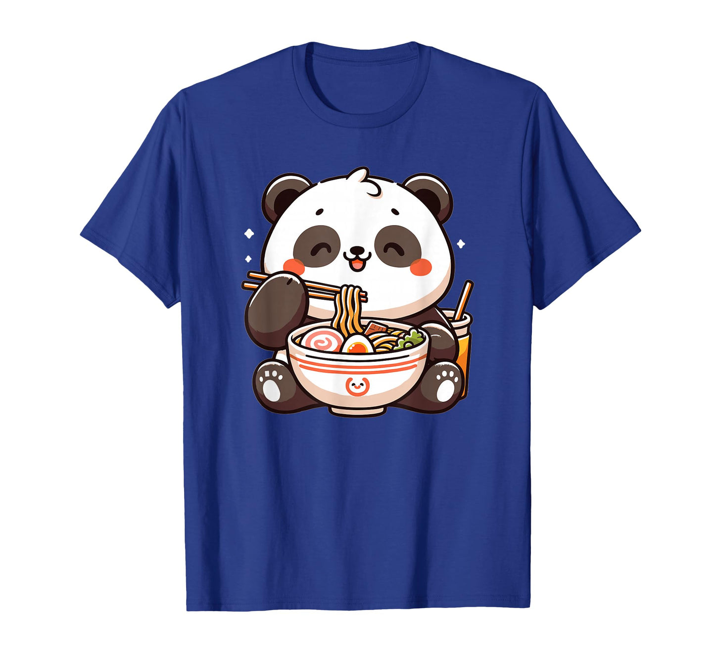 Cute Panda Eats Ramen Noodles Pandas Ramen T-Shirt