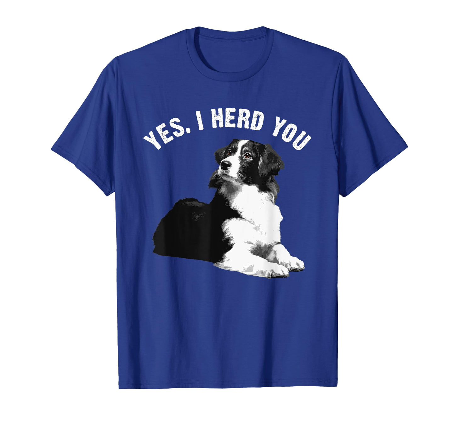 Funny Border Collie Art Men Women Puppy Border Collie Lovers T-Shirt