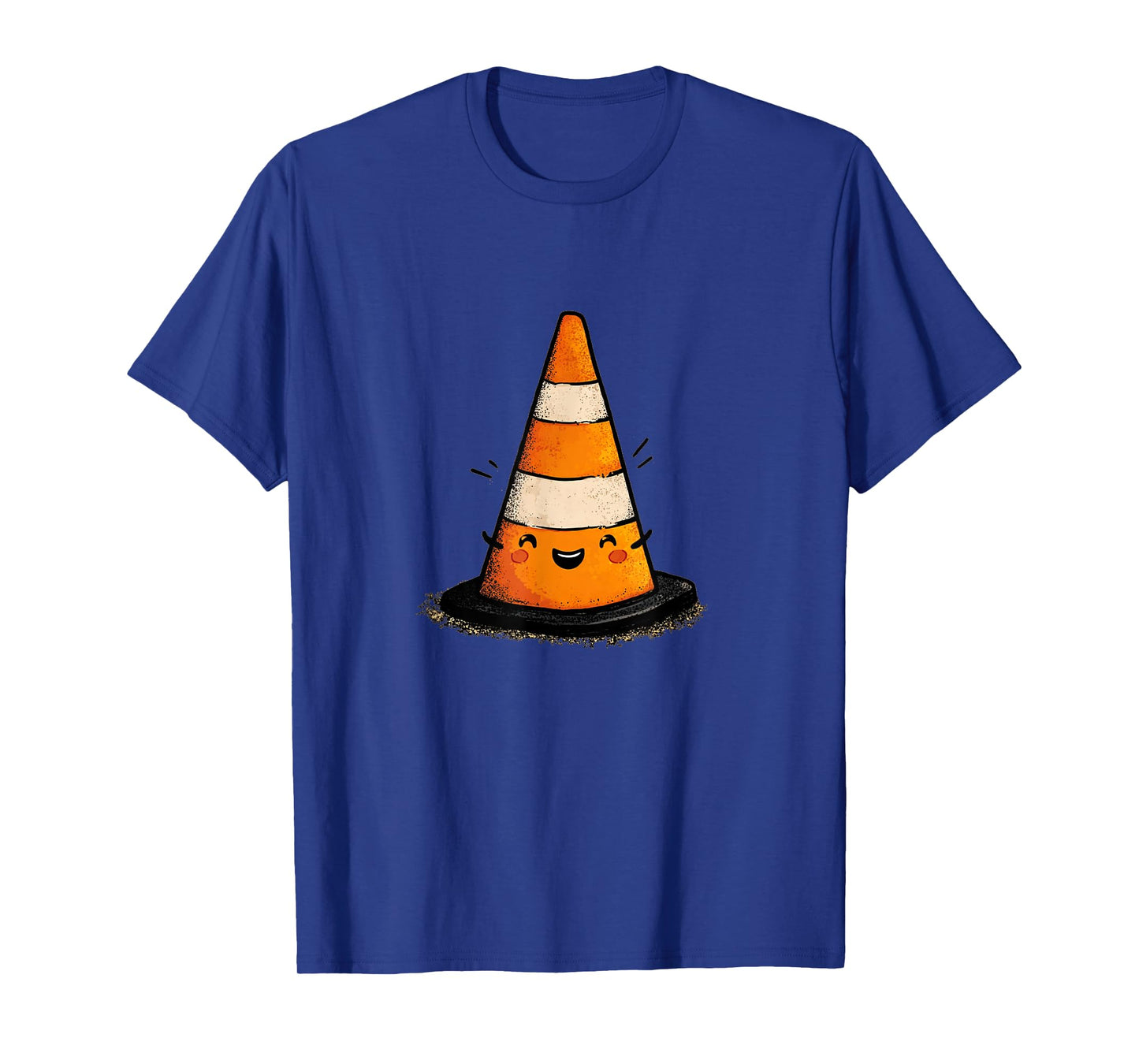 Cute Traffic Cone Graphic T-Shirt