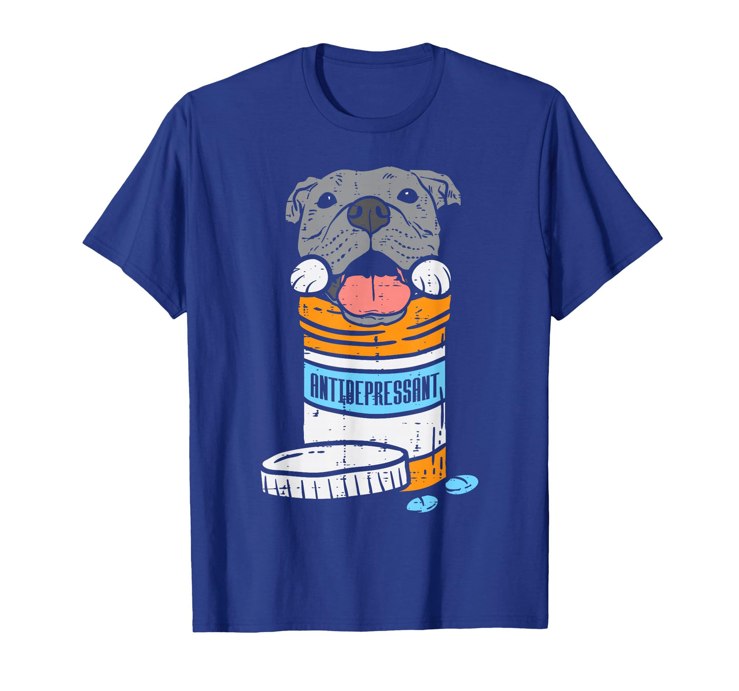Antidepressant Pitbull Funny Pitties Dog Lover Owner Gift T-Shirt