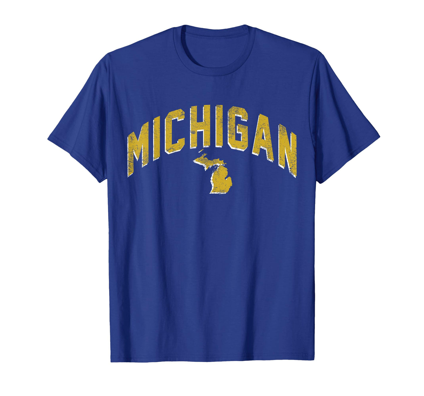 Michigan Home T-Shirt MI State Love Pride Map Distressed T-Shirt