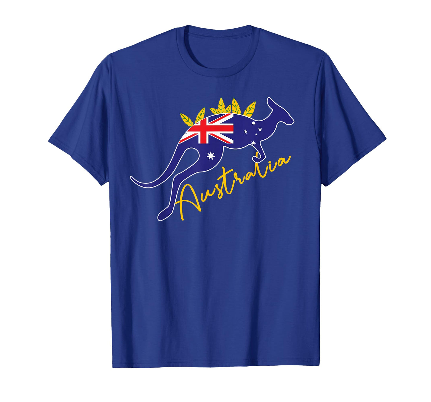 Australia Flag Kangaroo Australian Pride Souvenir Home T-Shirt
