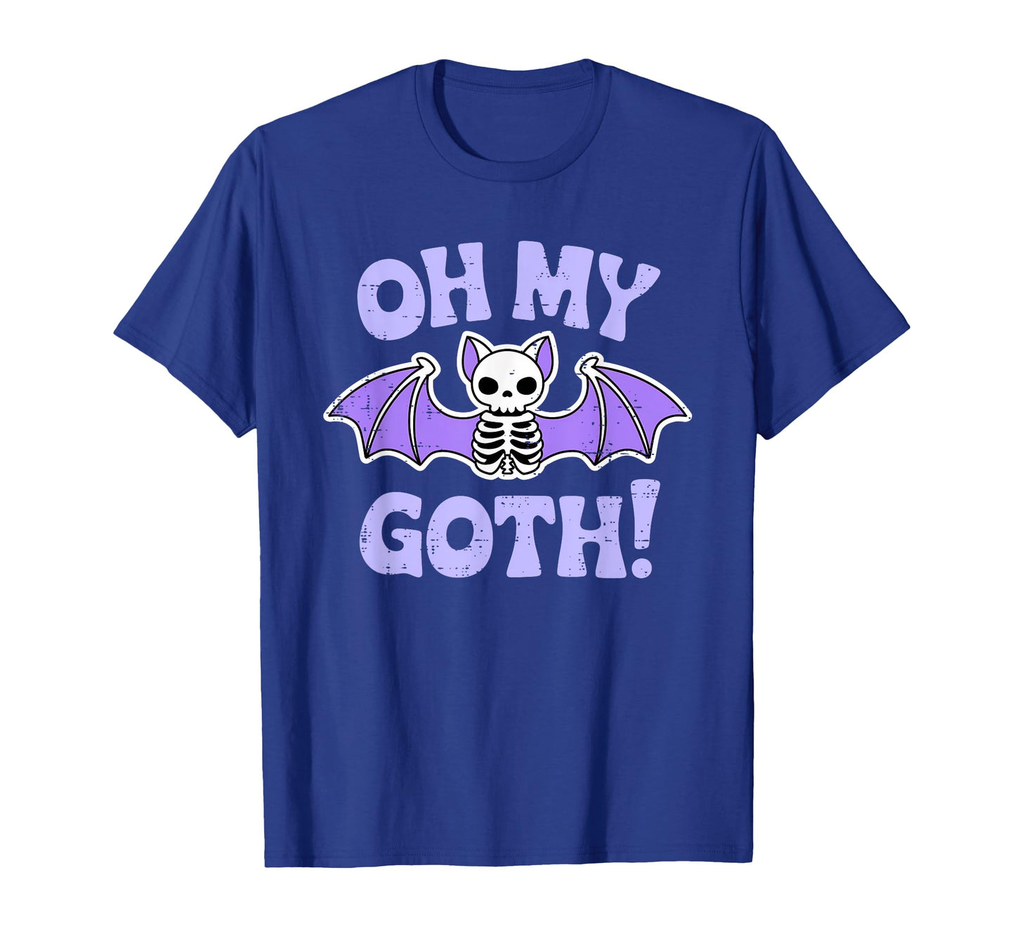 Oh My Goth Bat Halloween Skeleton Costume Men Women T-Shirt