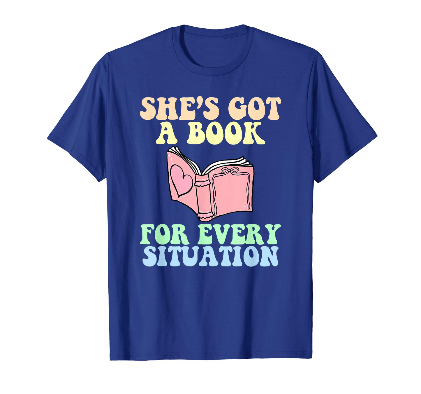 She's Got A Book for Every Situation Funny Halloween T-Shirt