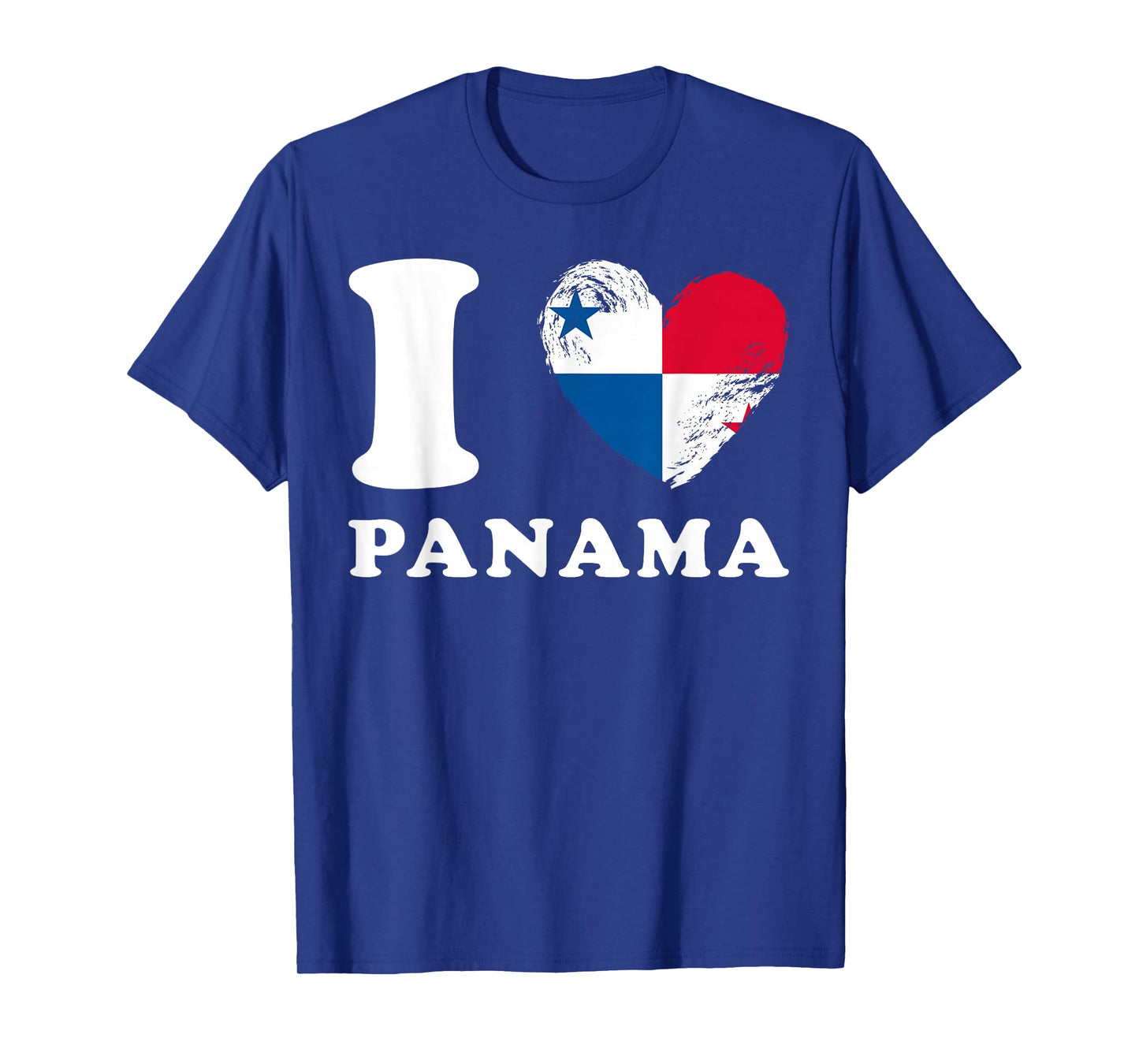 I Love Panama - Heart Flag Panama T-Shirt