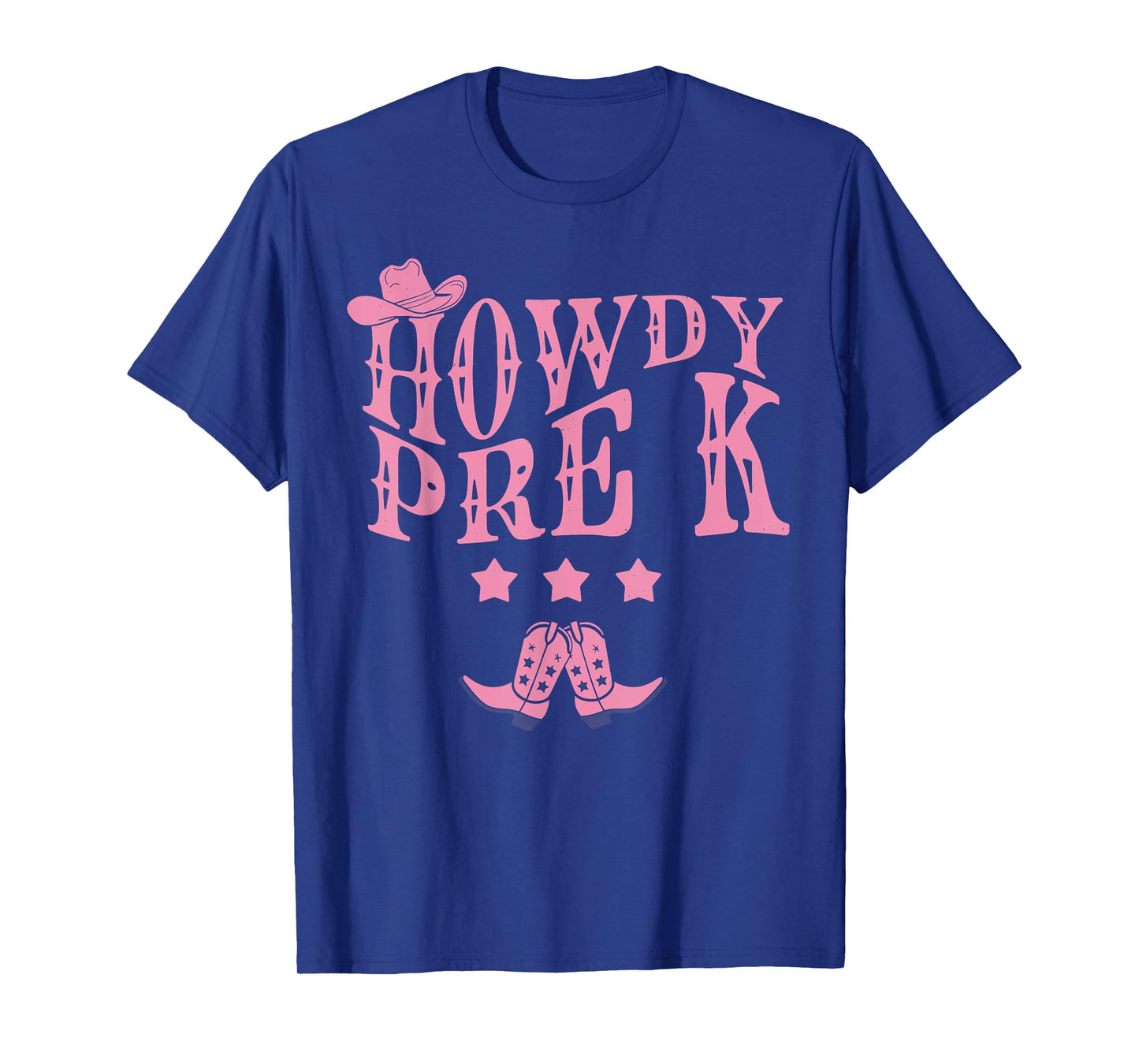 Howdy Pre-K Teacher Kids Parents Cowboy Cowgirl Boy Girl T-Shirt