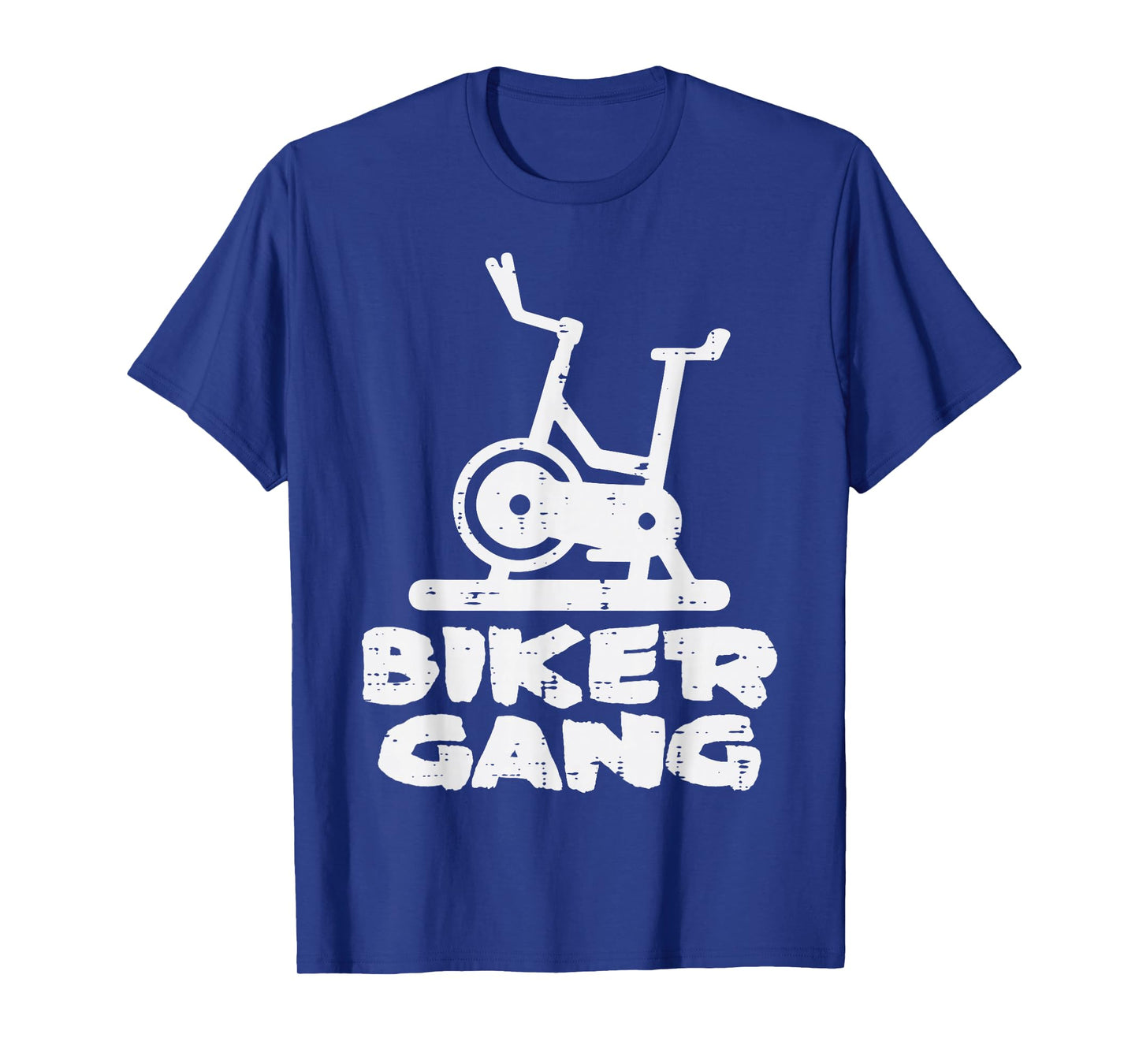 Gym Biker Gang Funny Spin Cycling Workout Fitness Women Men T-Shirt
