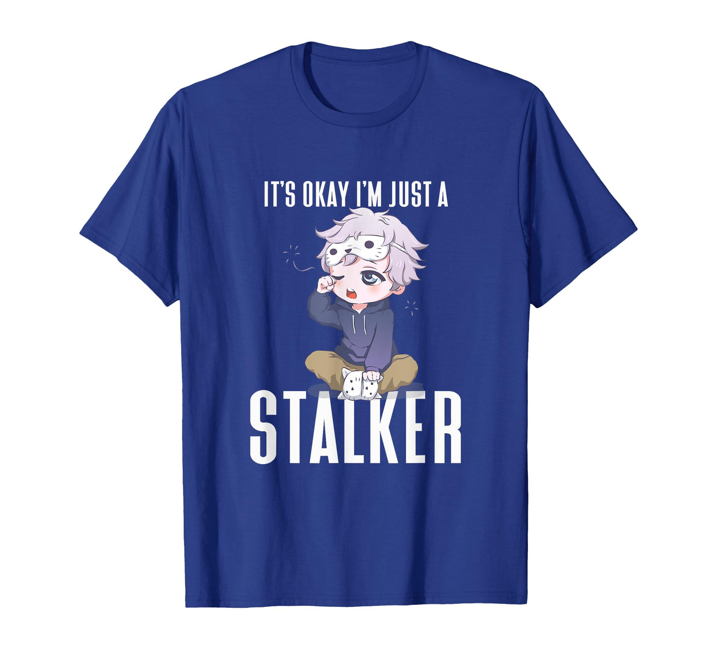 Anime It's Okay I'm Just A Stalker Japanese Kawaii Otaku T-Shirt