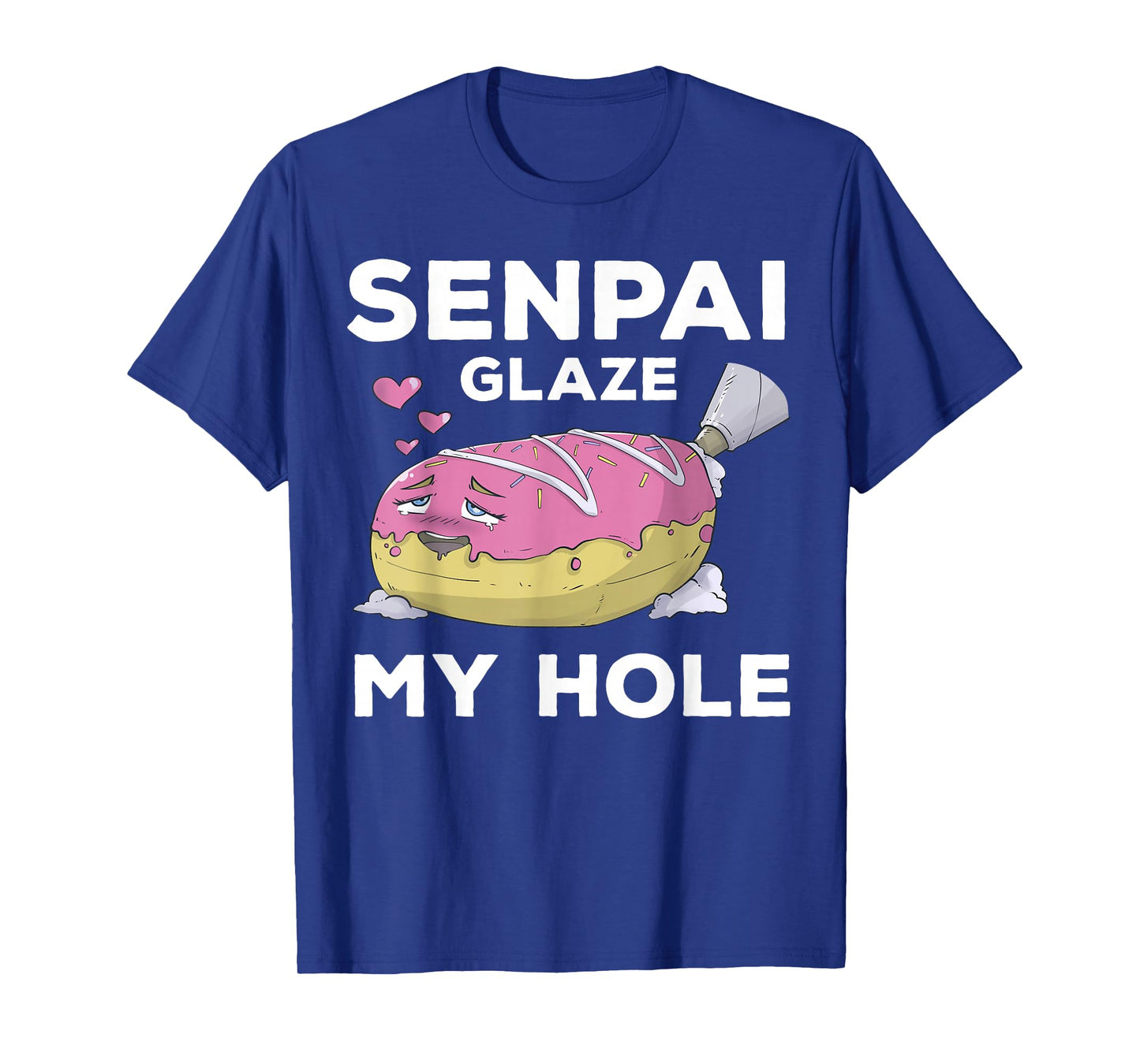 Otaku Ahegao Donut Pun Senpai Ecchi Etchi Hentai Funny Lewd T-Shirt