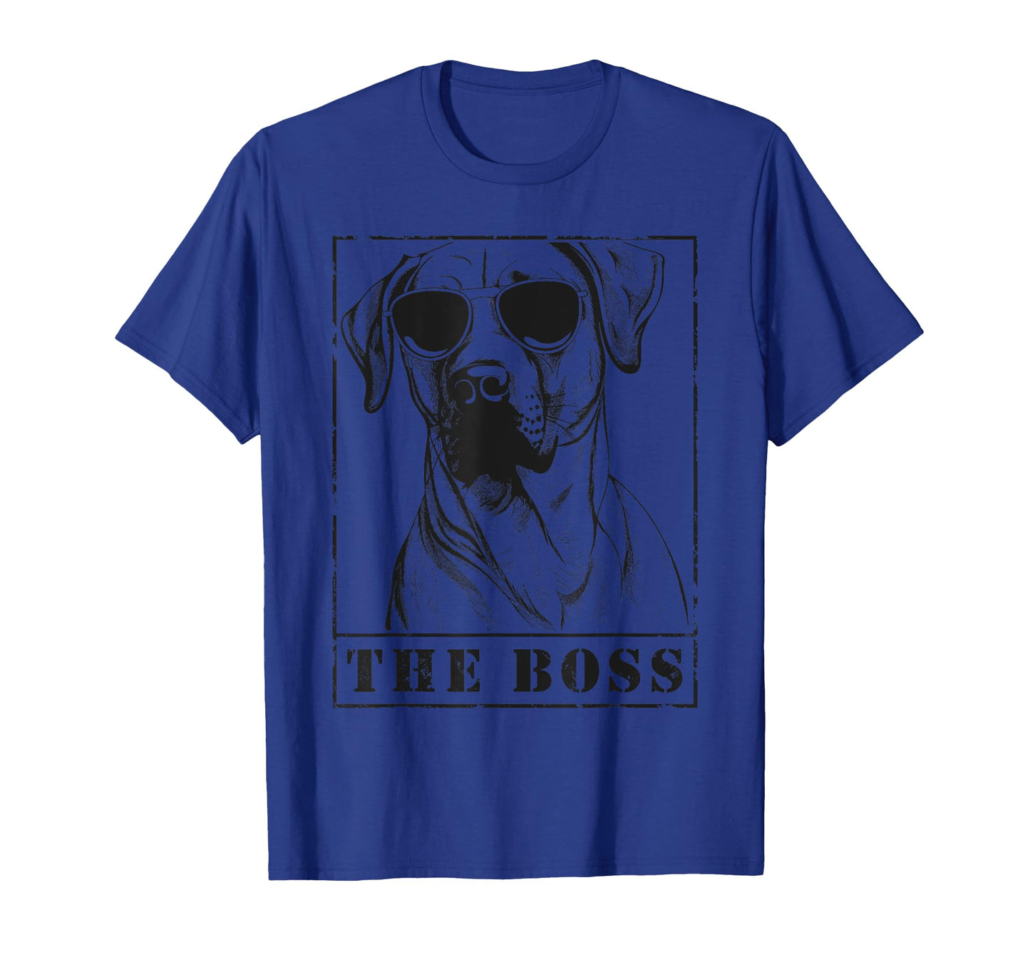 The Funny Black Mouth Cur Boss Mom Dad Dog Lover T-Shirt