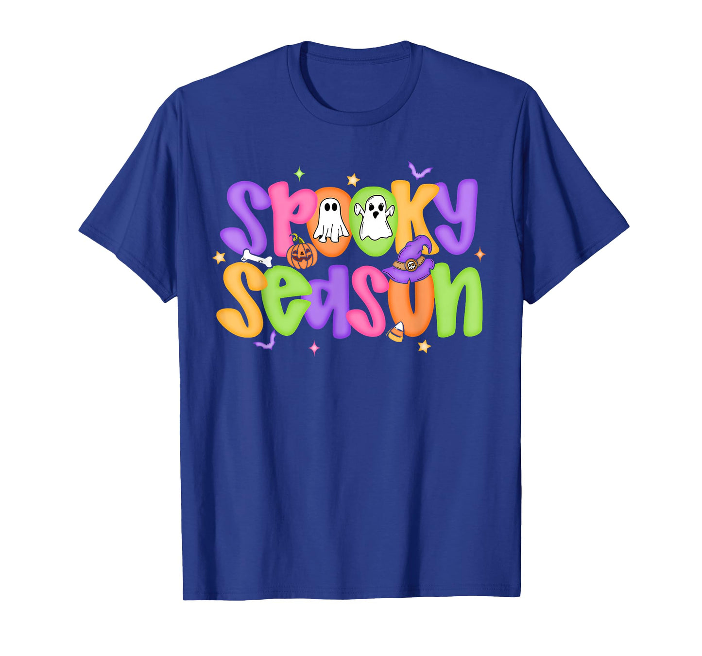Spooky Season Cute Ghost Halloween Costume Men Women Kid T-Shirt