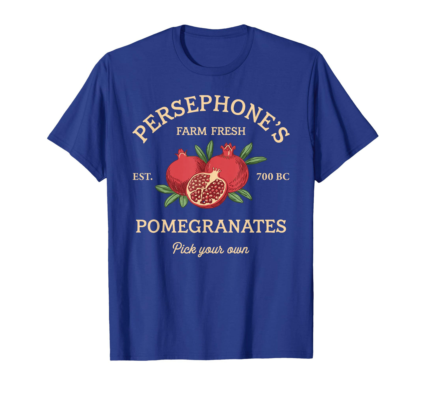 Persephone's Pomegranates Vintage Ancient Greek Mythology T-Shirt