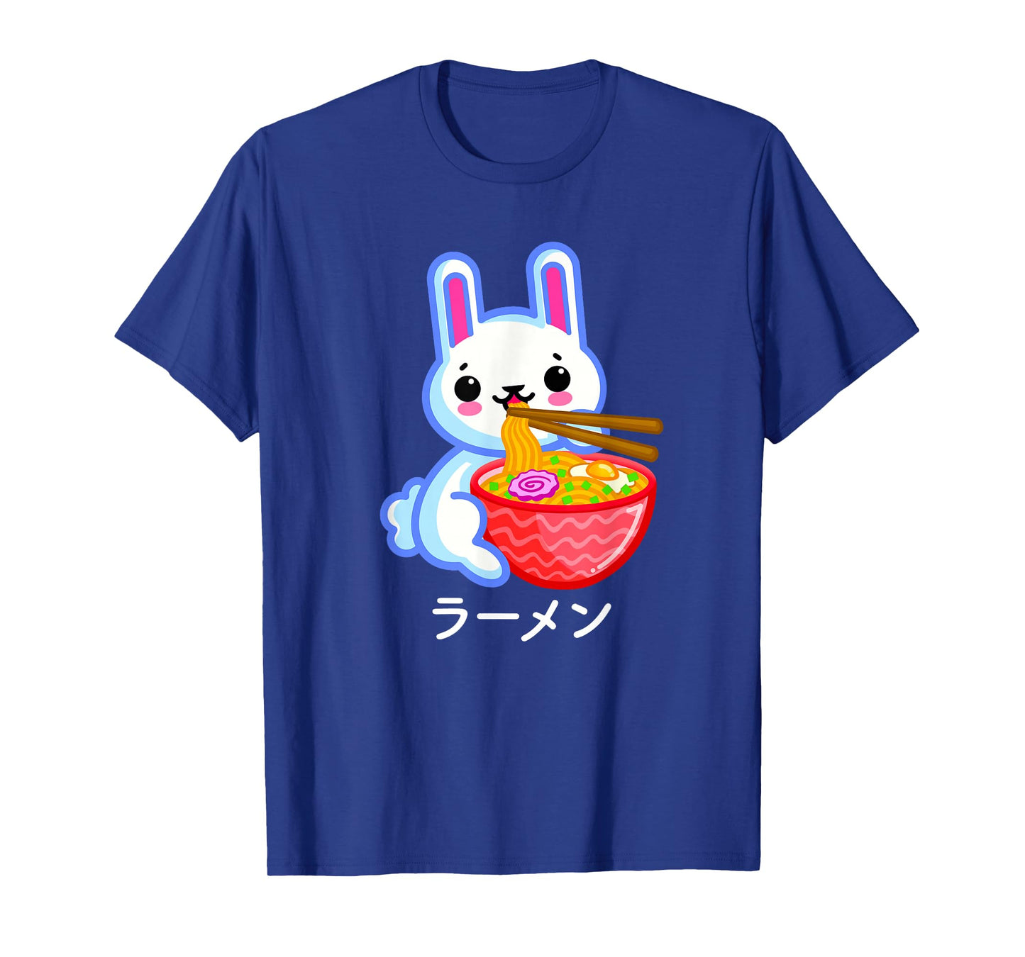 Rabbit Ramen Noodles Cute Bunny Lover Kawaii Japanese Anime T-Shirt