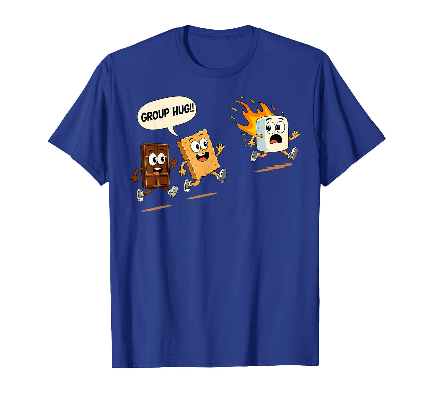 Marshmallow Campfire Smores Funny Camping Gifts Men Women T-Shirt