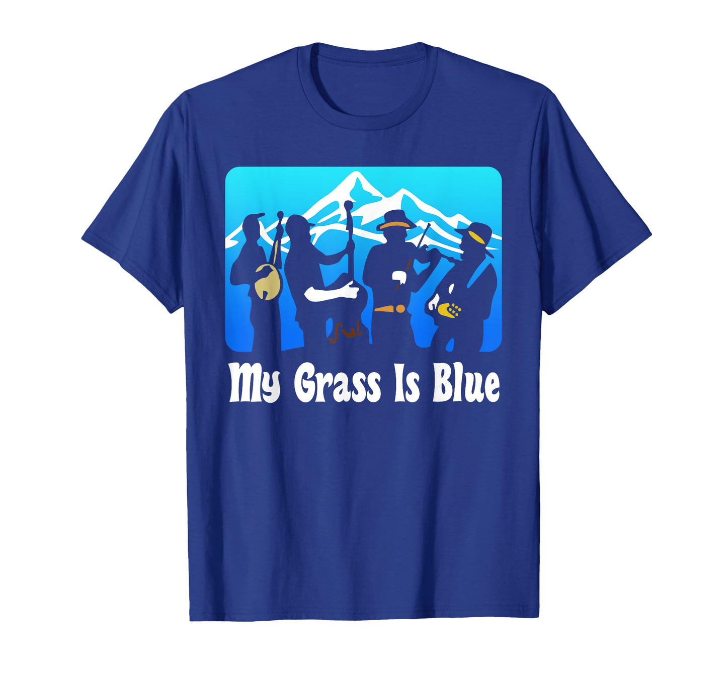 My Grass Is Blue Gift, Bluegrass Gift, Music Gesch T-Shirt