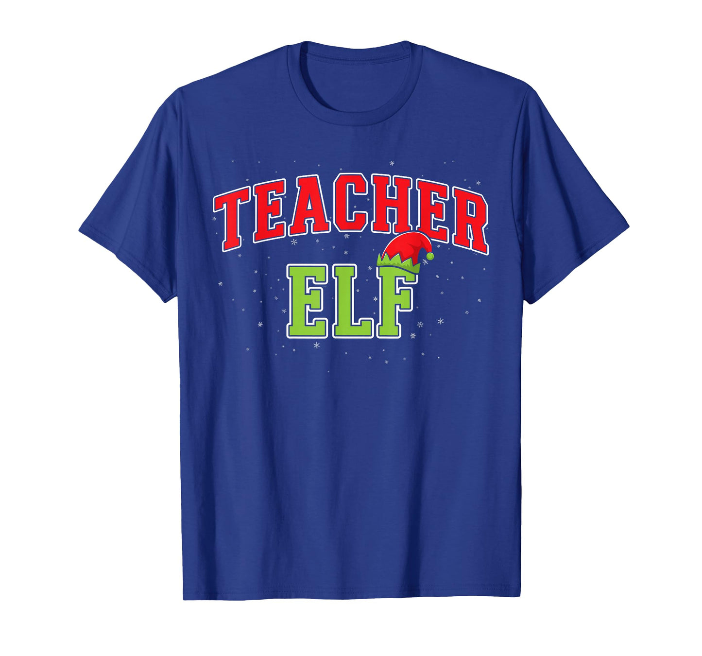 Teacher Elf Christmas Family Matching Group Xmas Teaching T-Shirt