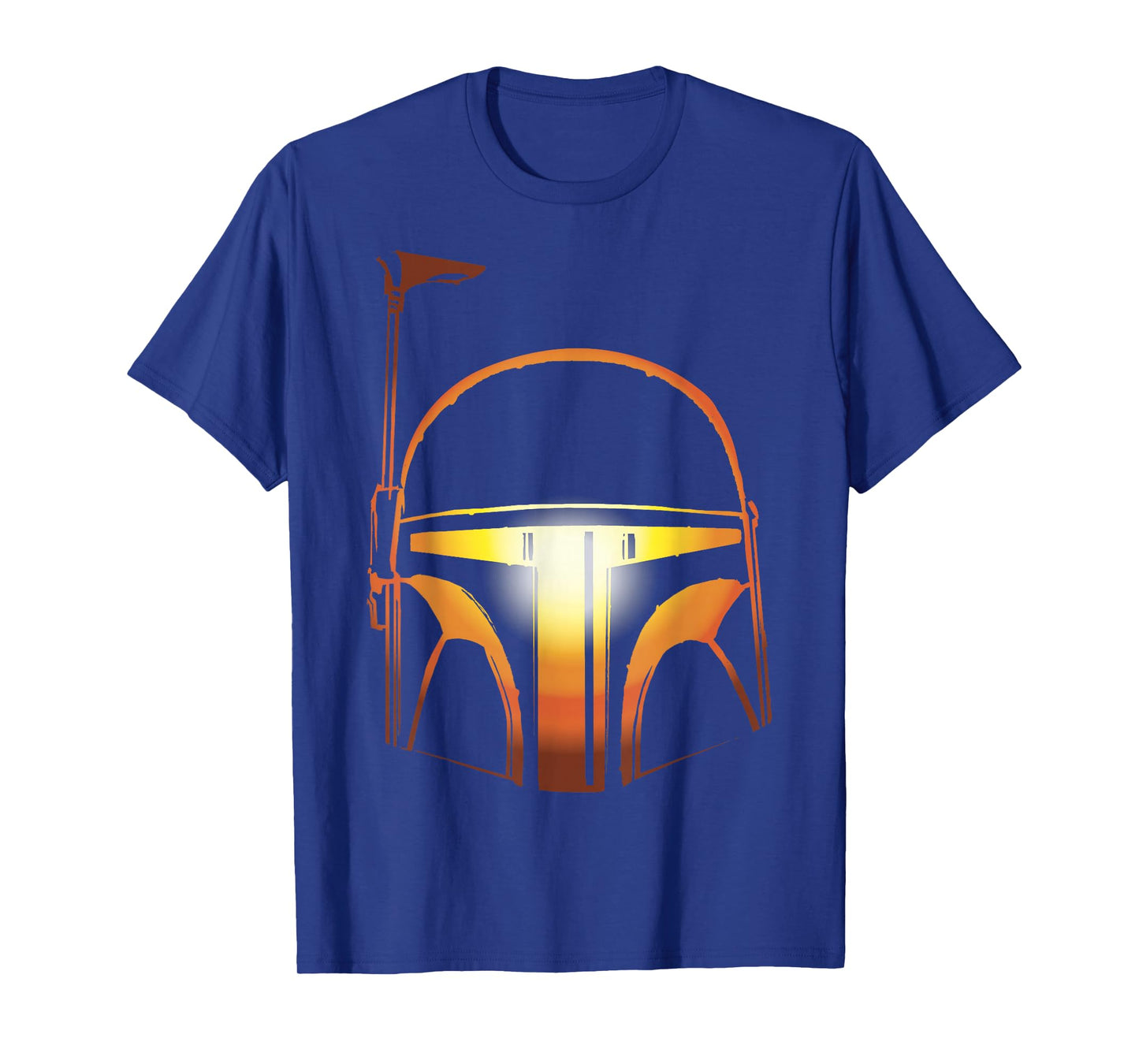 Star Wars Boba Fett Orange Halloween Helmet Glow T-Shirt