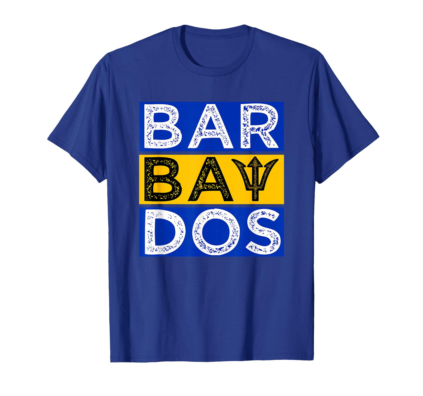 Barbados Flag With Barbados Trident Bajan Soca T-Shirt