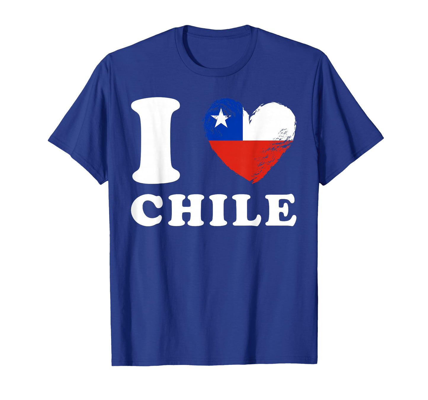 I Love Chile - Heart Flag Chile T-Shirt