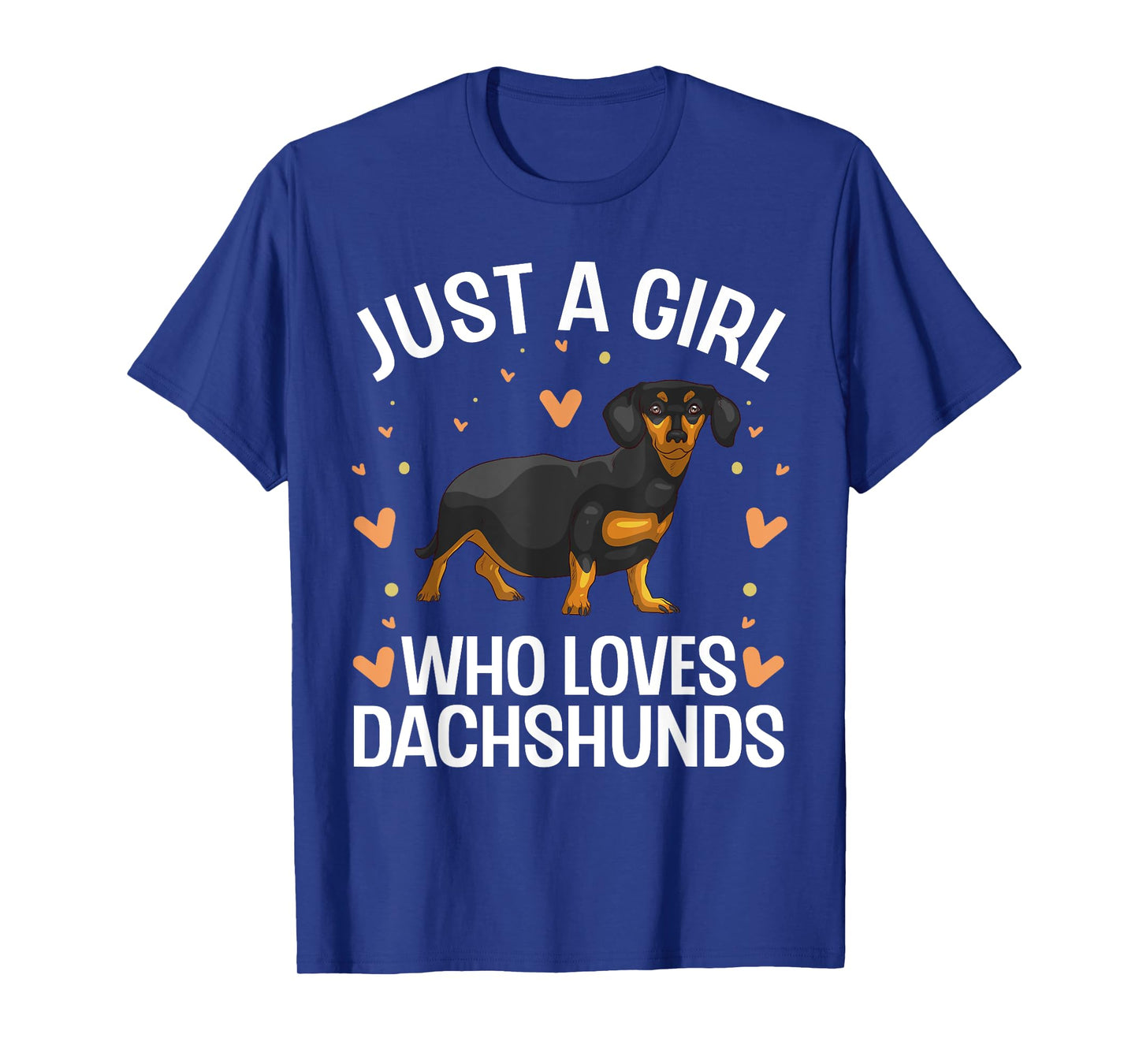 Funny Dachshund Design For Girls Women Kids Wiener Dog Lover T-Shirt