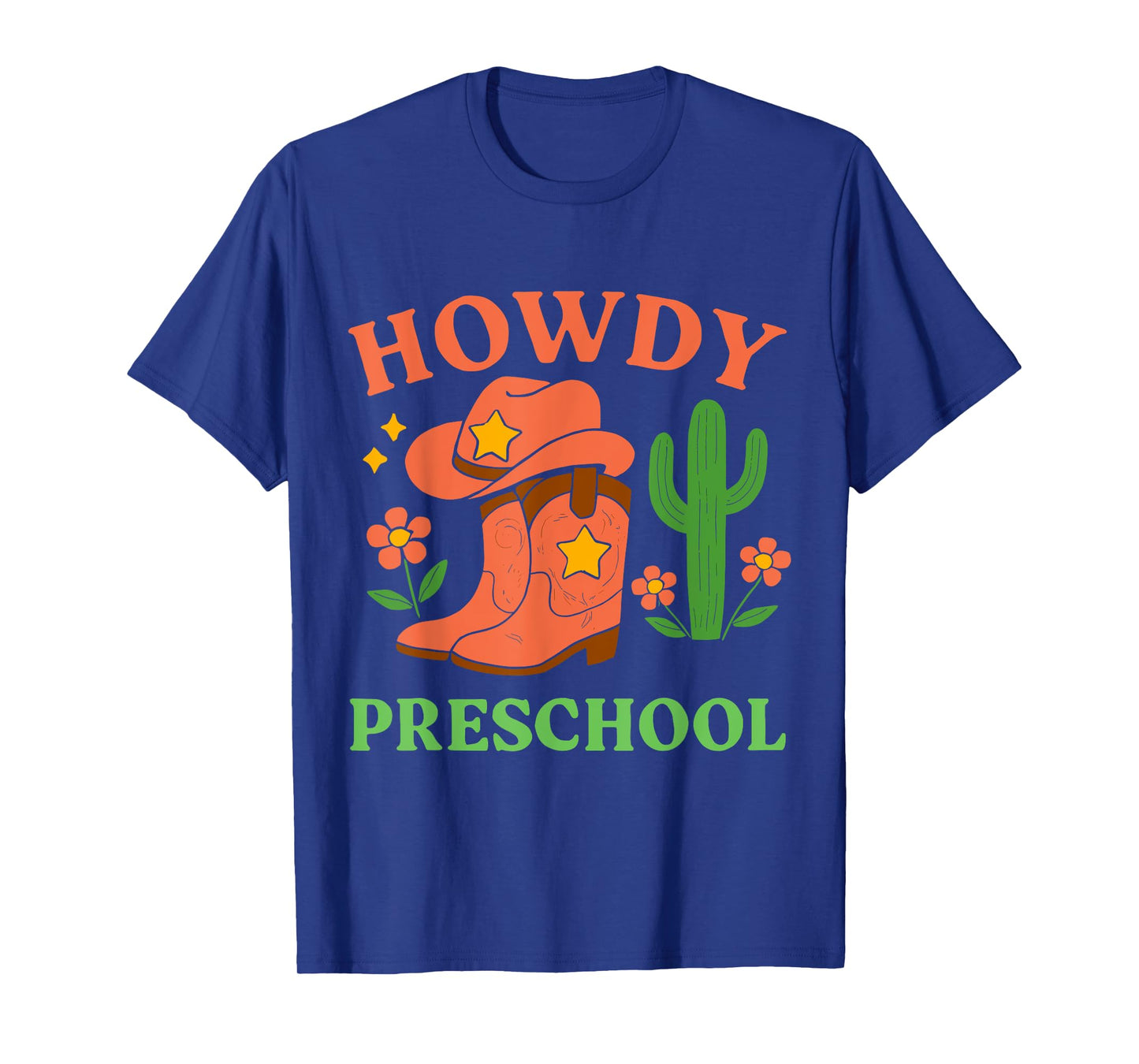 Howdy Preschool Back to School Western Cowgirl Teacher Girls T-Shirt