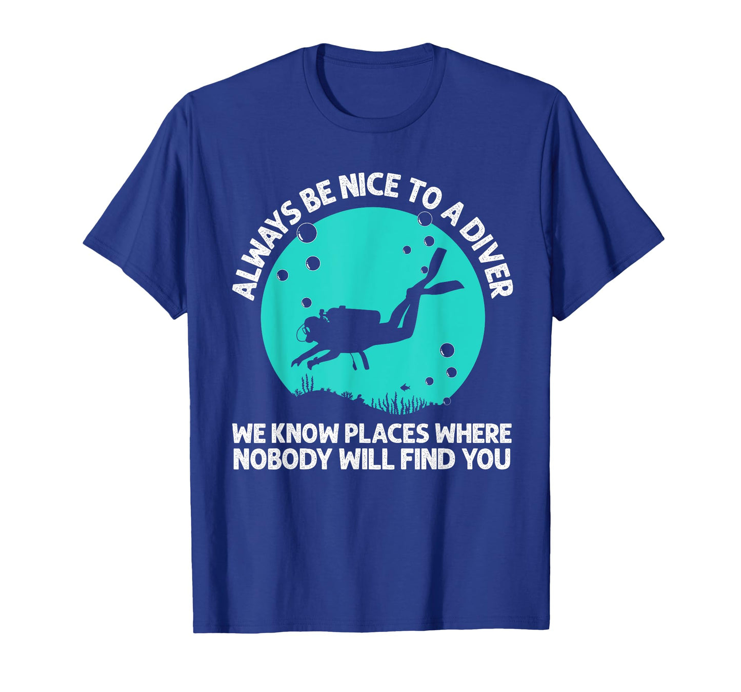 Cool Scuba Diving For Men Women Scuba Diver Underwater Lover T-Shirt