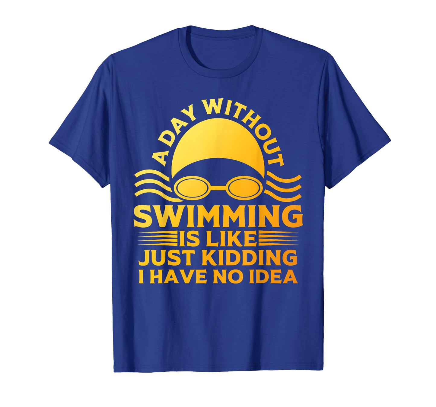 Funny Swimming Art For Men Women Swim Team Coach Swimmer T-Shirt