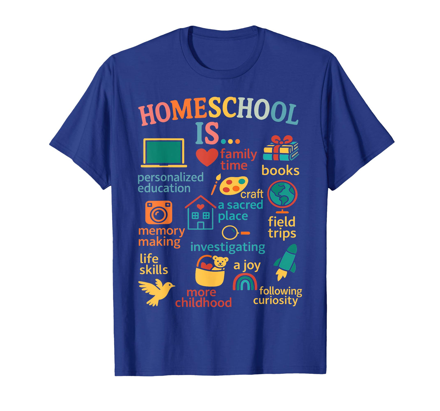 Family Homeschooling New Homeschooler Dad Mom Homeschool T-Shirt