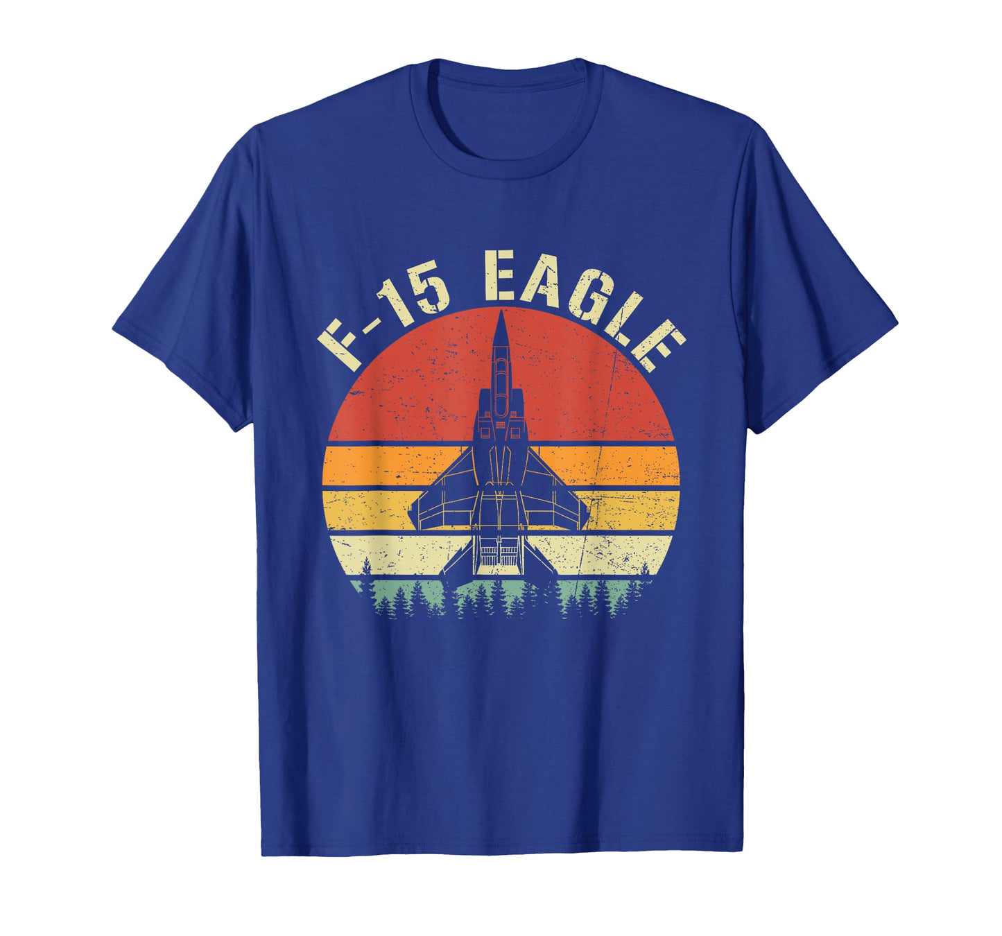 F-15 Eagle US Fighter Jet Retro Vintage Military Airplanes T-Shirt