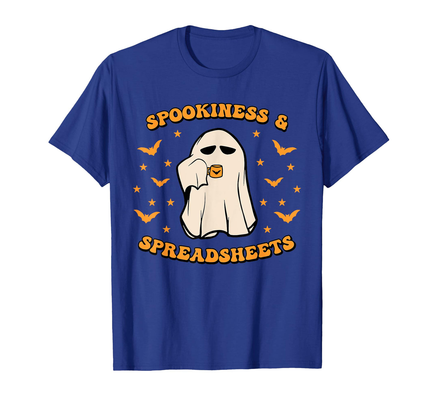 Spookiness and Spreadsheets Halloween Accountant Bookkeeper T-Shirt