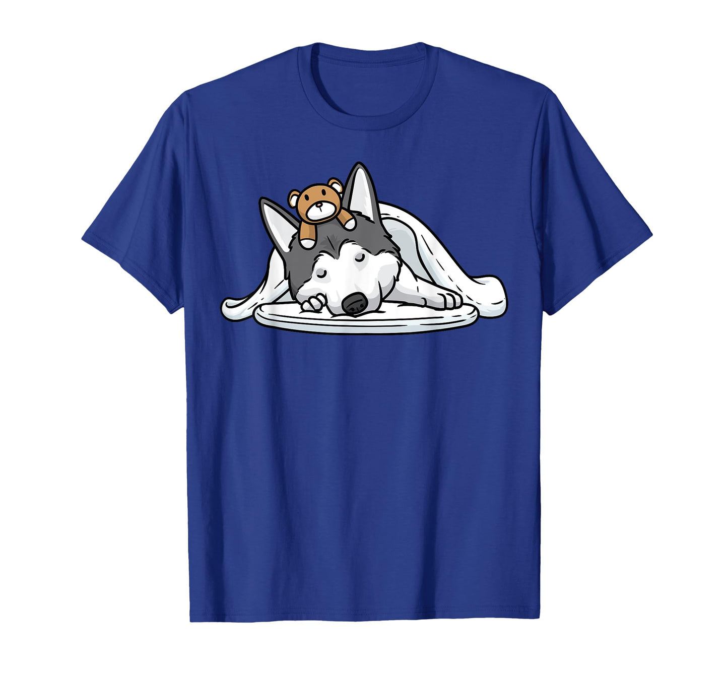 Husky Dog Official Sleeping Shirt Pajama Siberian Husky T-Shirt for Men Women Girls Kids