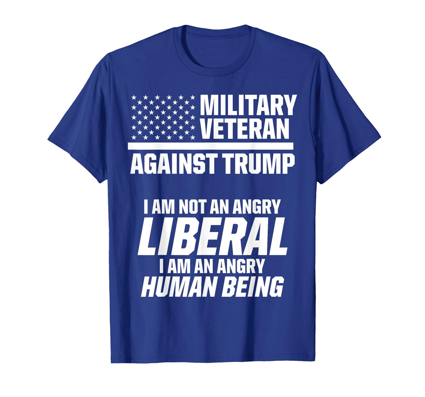 Military Veterans Against Trump 2020 Liberal USA Election T-Shirt