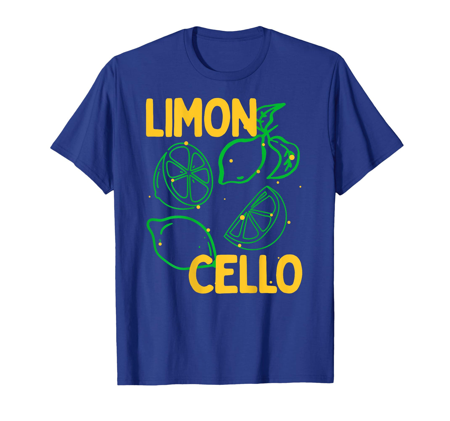 Limoncello Lemon Lemon Italy Summer Social Club Back Print T-Shirt