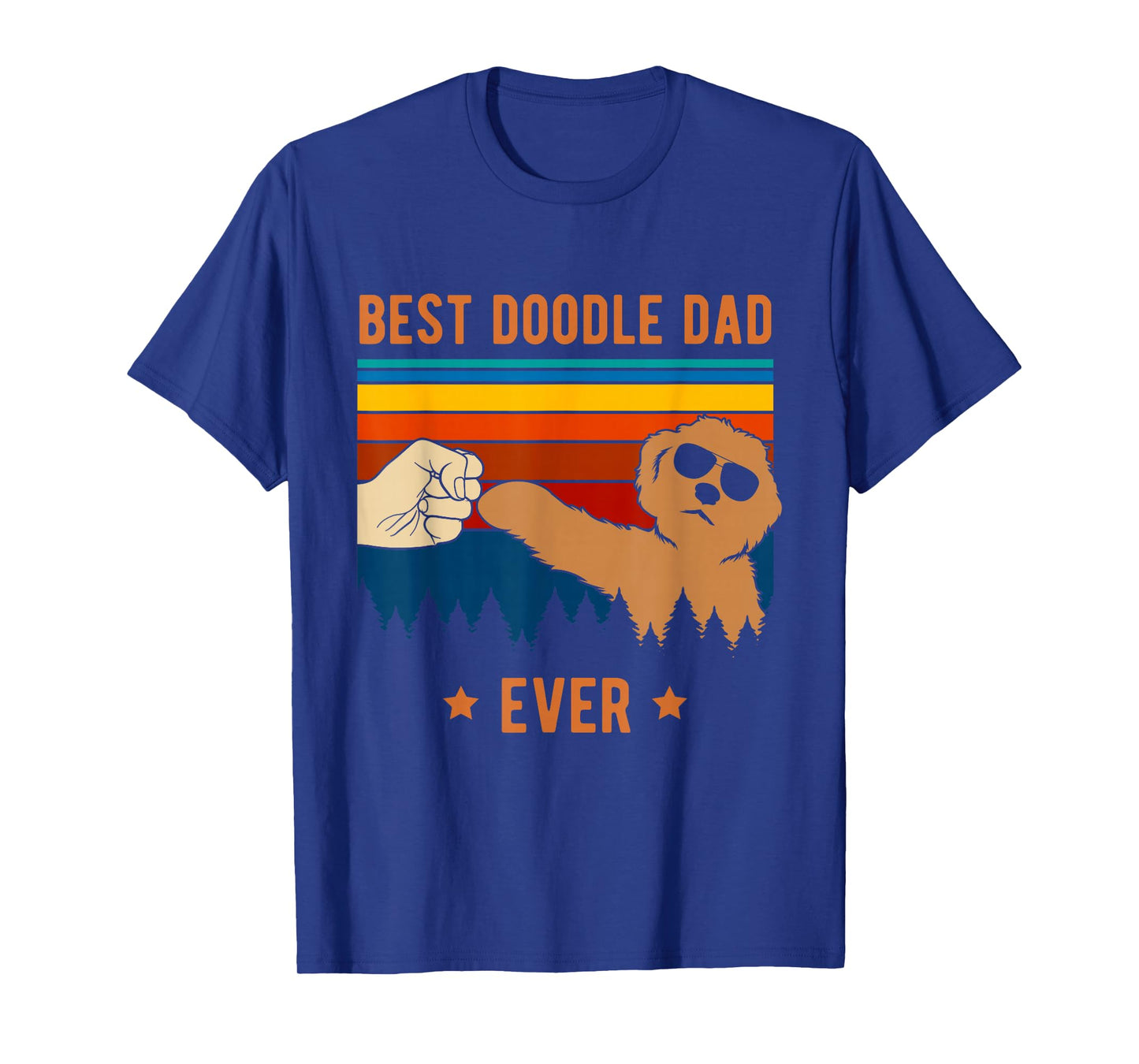 Best Doodle Dad Ever - Funny Dog Goldendoodle Labradoodle T-Shirt Small