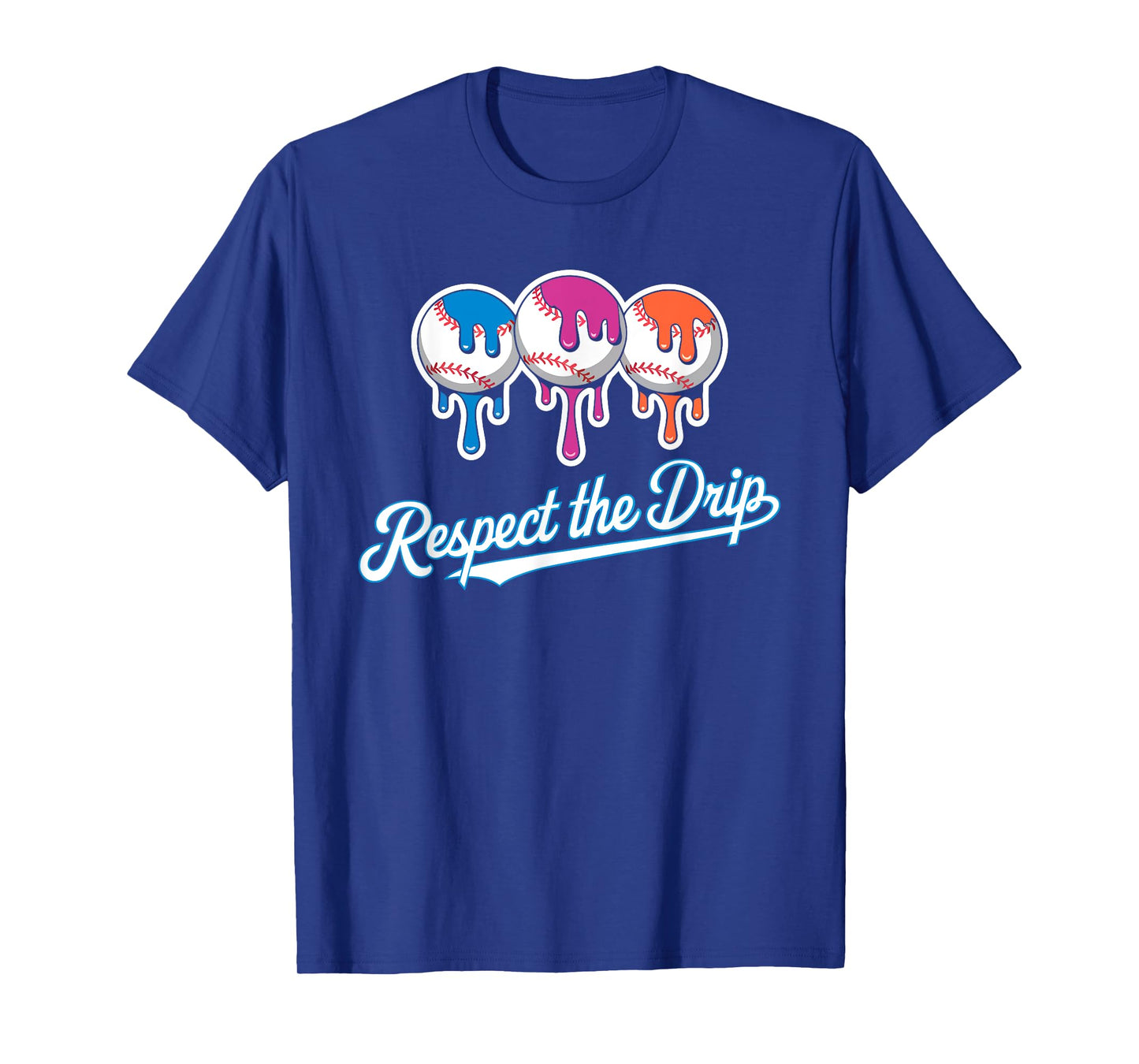 Baseball Drip Ice Cream Drip Respect The Drip Youth Boys T-Shirt