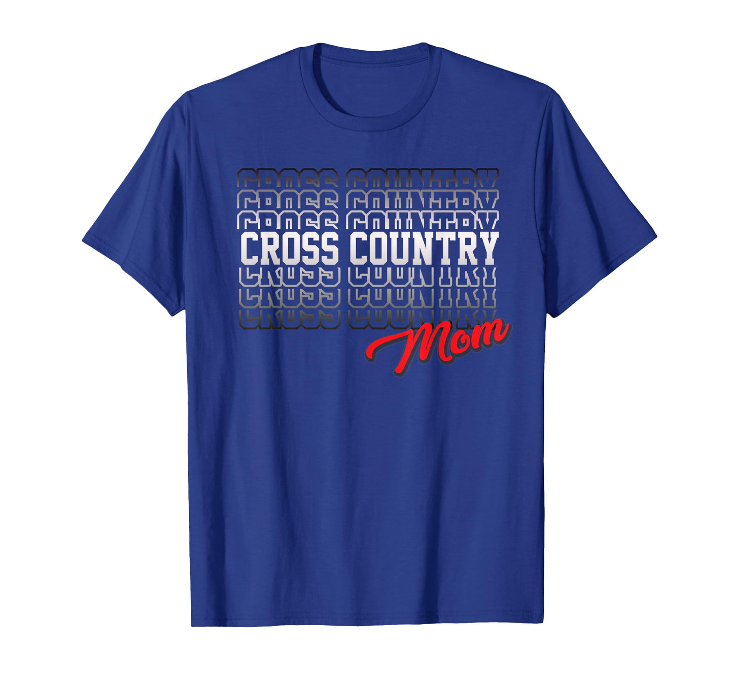 Cross Country Mom High School Running Team Mother T-Shirt