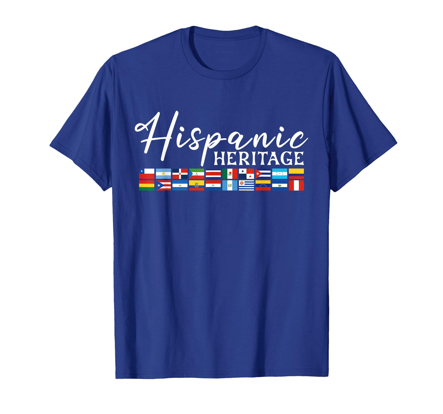 Hispanic Heritage Month Flags Women, Men T-Shirt