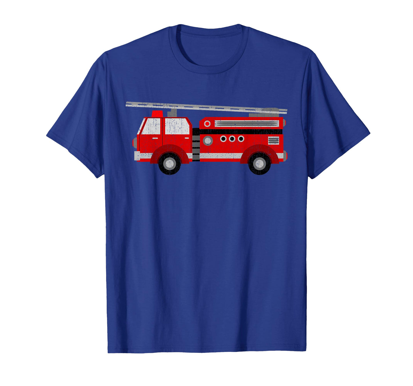 Fire Truck Trucker Trailer Ladder Kids Adults T-Shirt Small