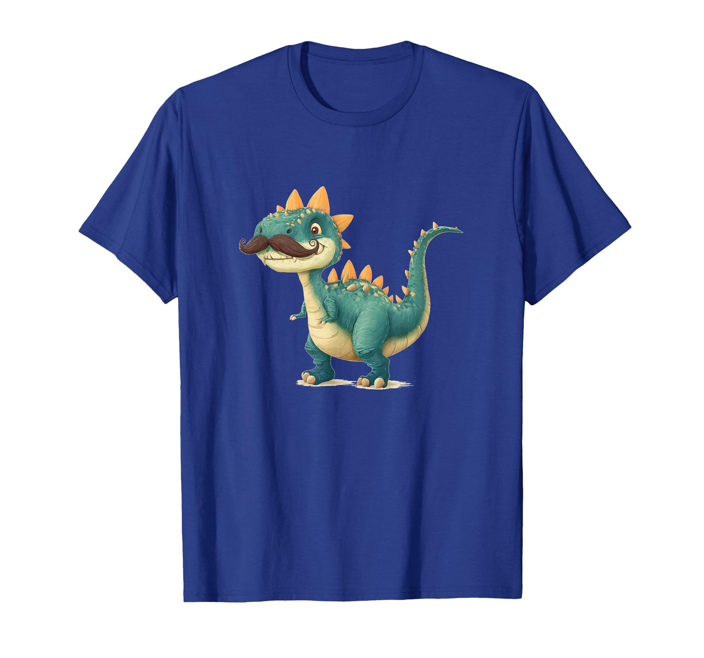 Awesome Mustache Beard Dinosaur Look T-Shirt