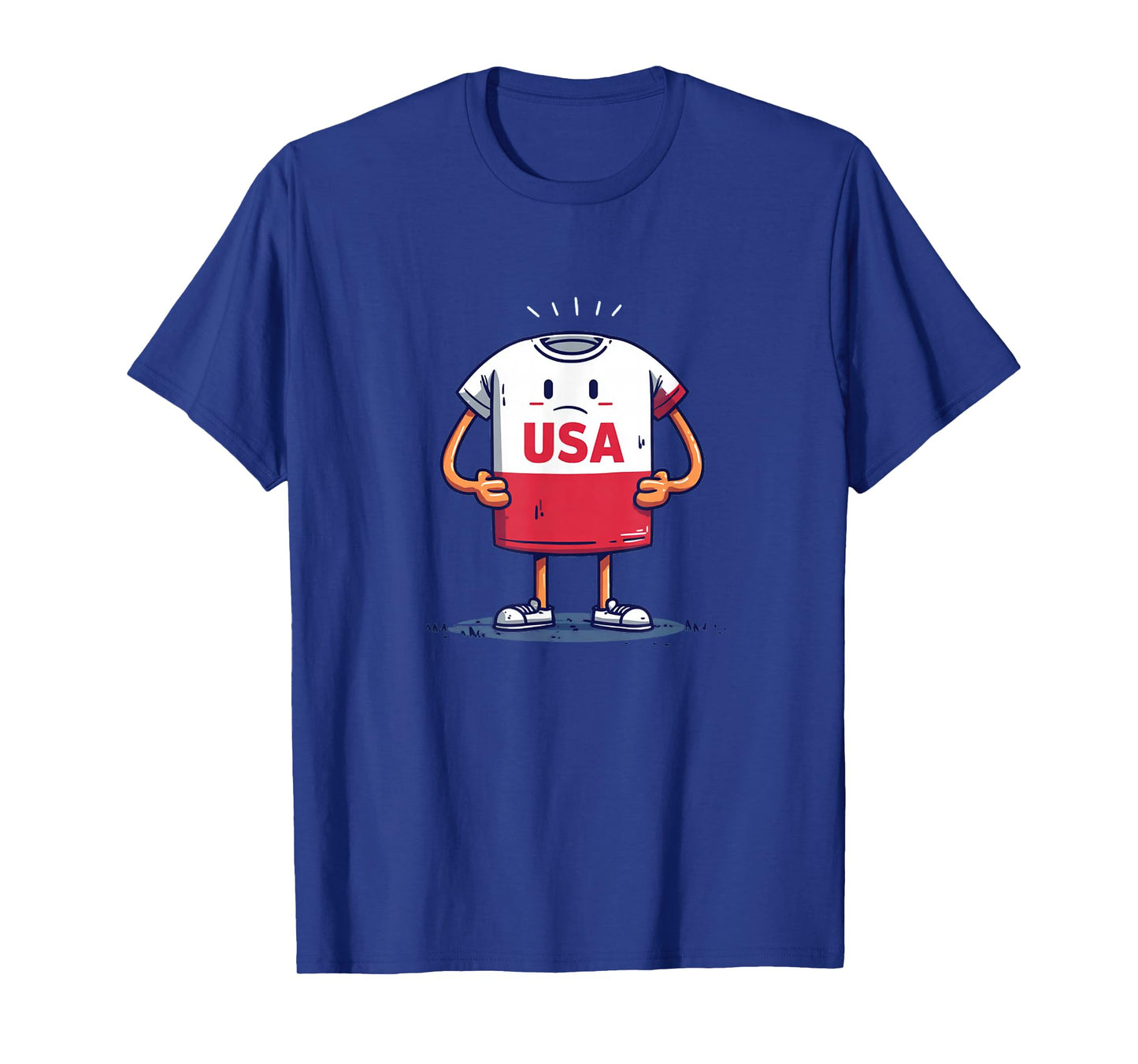 Cool Cloth Mascot with USA Speech for Adults and Kids T-Shirt