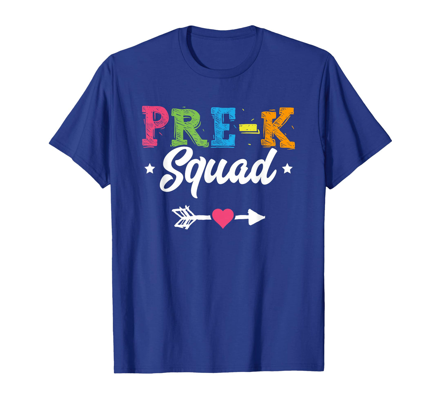 Pre-K Squad Teacher Student Kids Preschool Back To School T-Shirt