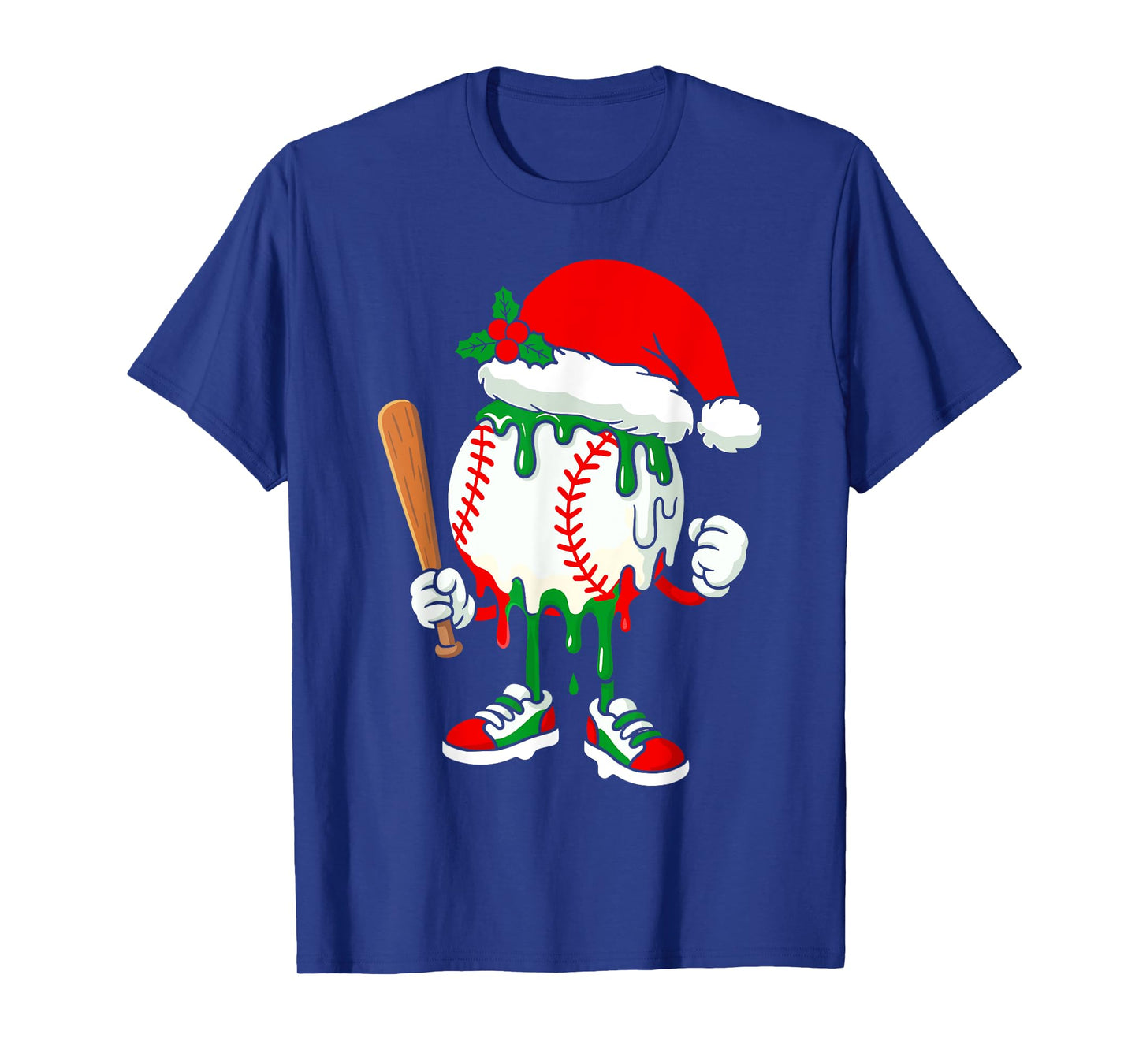 Ice Cream Drip Baseball Christmas Baseball Drip for Girls T-Shirt