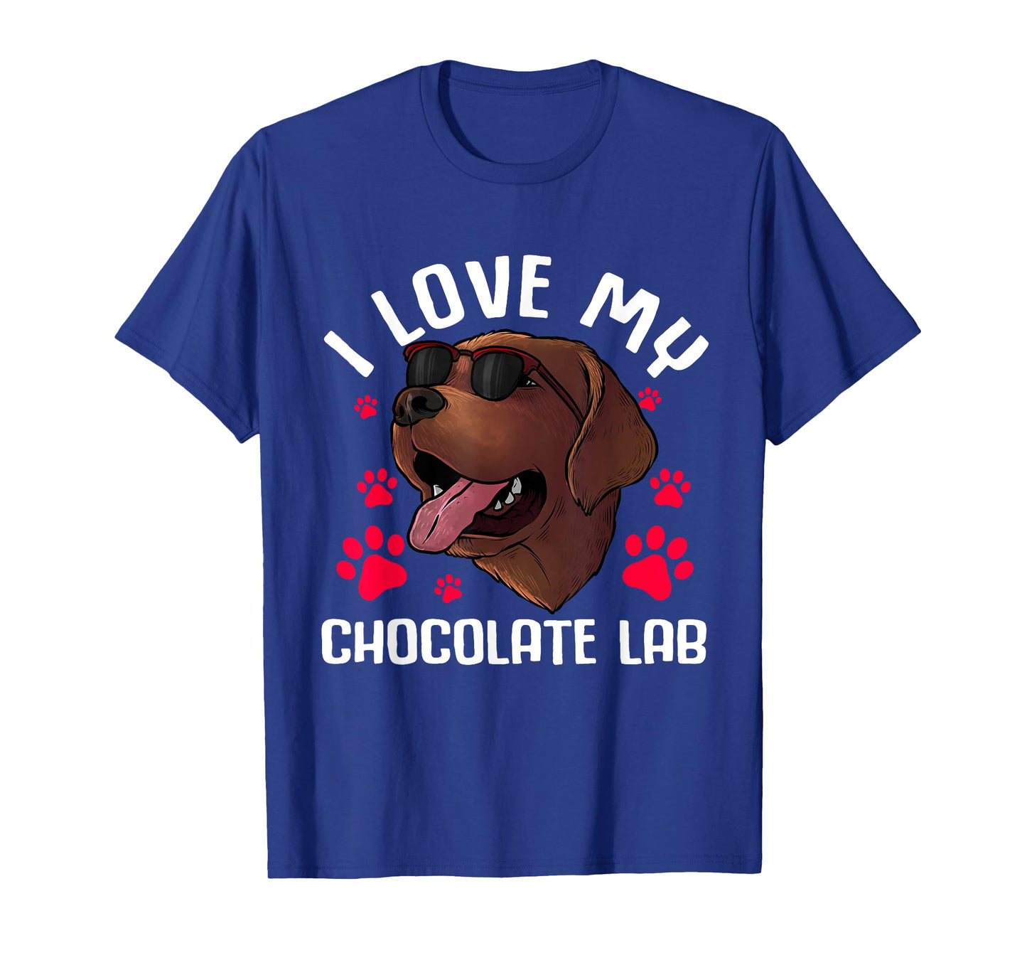 Funny Chocolate Labrador Retriever Gift Men Women Lab Lover T-Shirt