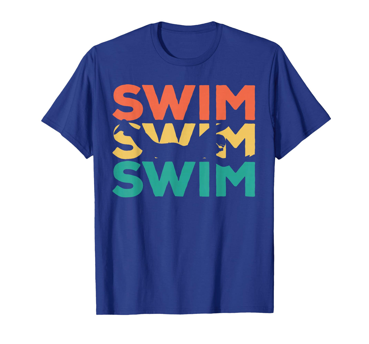 Retro Vintage Swimming Gift For Swimmers T-Shirt