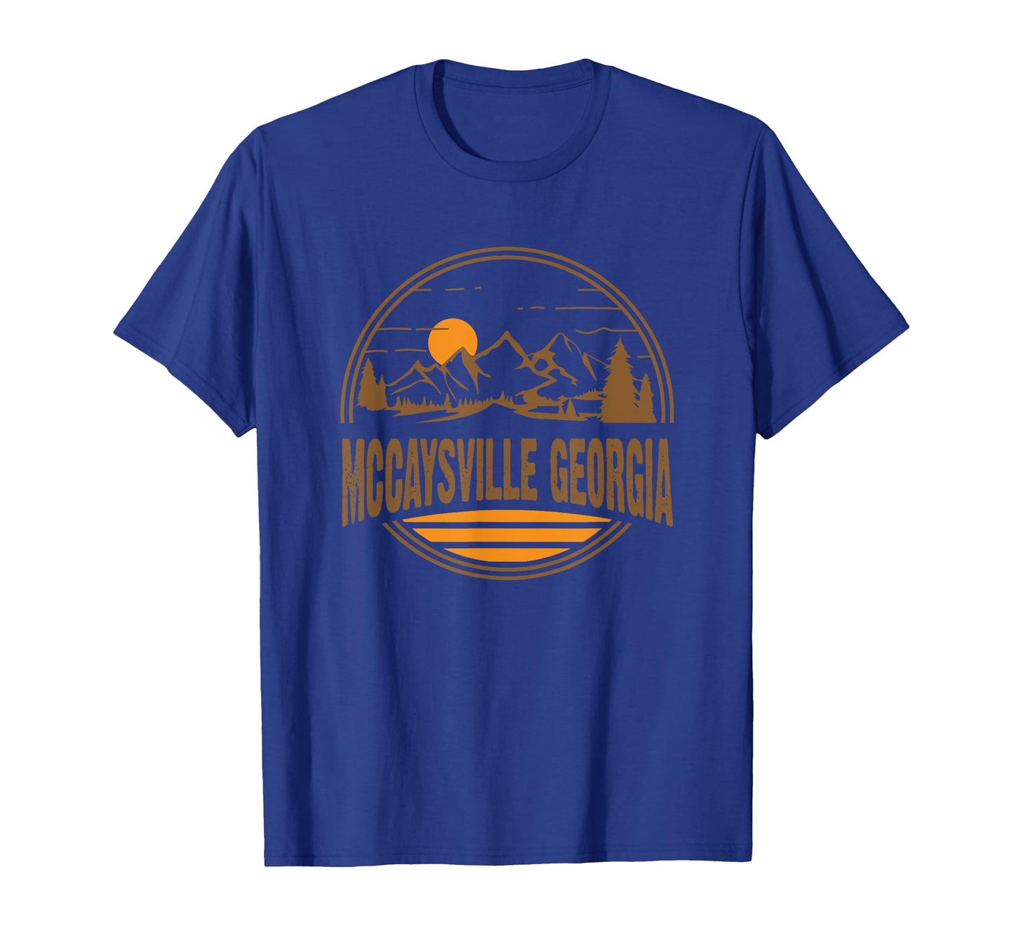 Vintage McCaysville, Georgia Mountain Hiking Souvenir Print T-Shirt